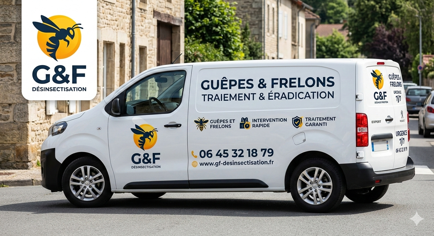Véhicule d'intervention G&F Nuisibles